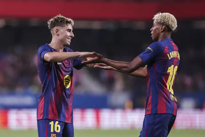 El Barça aplasta al Como (5-0) y se lleva de nuevo el Trofeo Gamper en un gran partido.