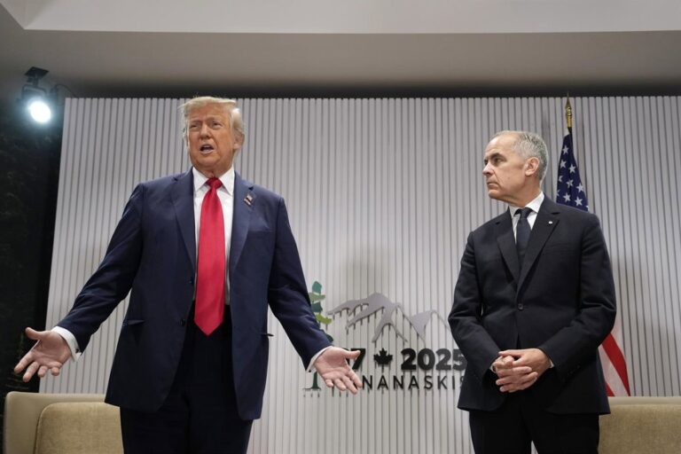Trump y Carney conversan por primera vez tras la interrupción de las negociaciones comerciales
