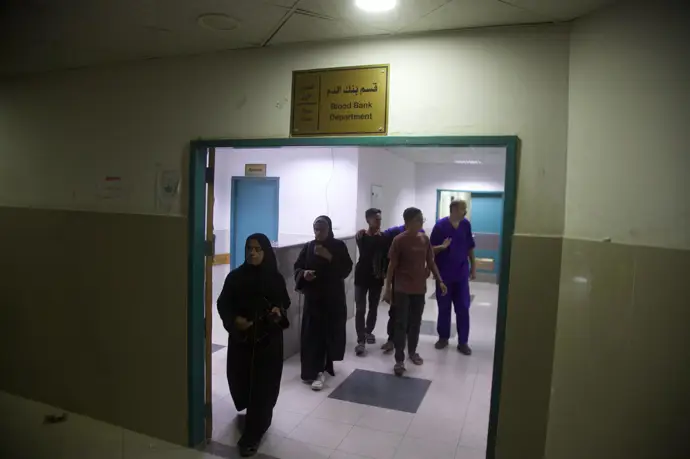 Al menos 20 fallecidos tras un ataque aéreo en el hospital más importante del sur de Gaza
