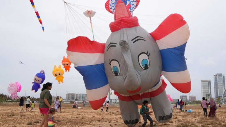 El Festival Internacional de Cometas de Sri Lanka vuelve después de seis años de ausencia.
