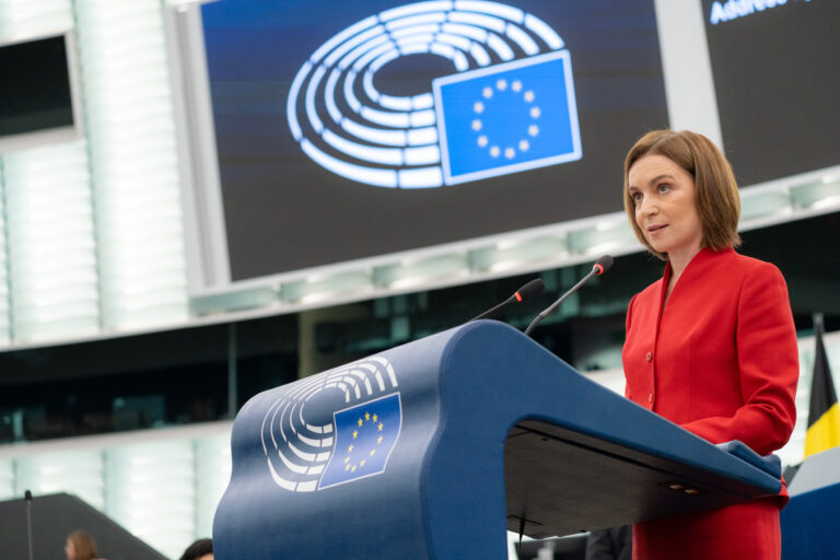 La presidenta Maia Sandu afirma que Rusia busca distanciar a Moldavia de Europa