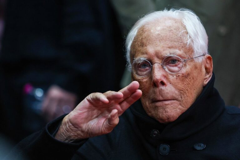Fallece el diseñador italiano Giorgio Armani a los 91 años de edad