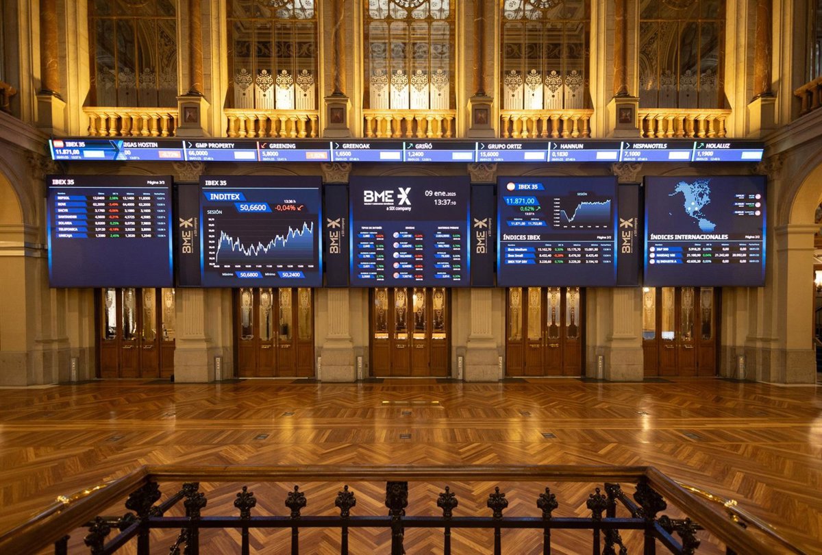 El Ibex 35 avanza un 1% y supera los 15.000 puntos en una jornada positiva del mercado