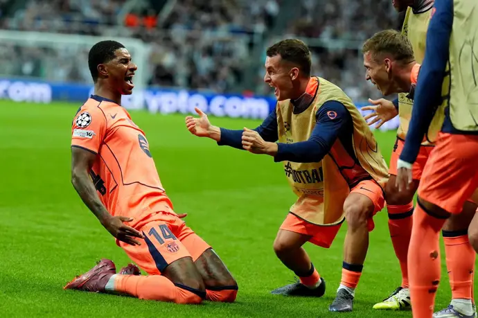 Rashford impulsa al Barça hacia el mejor comienzo en la Champions