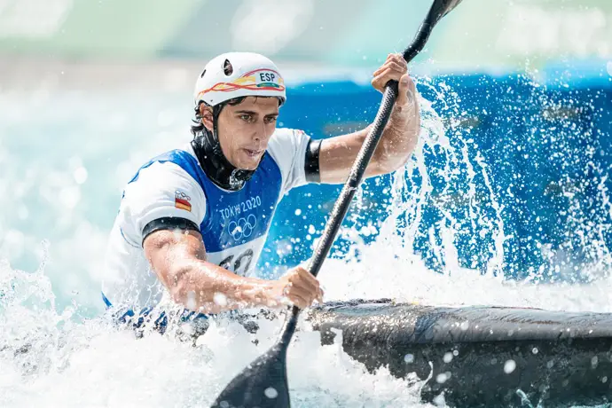 David Llorente, el segoviano que se coronó campeón del mundo en kayak cross contrarreloj