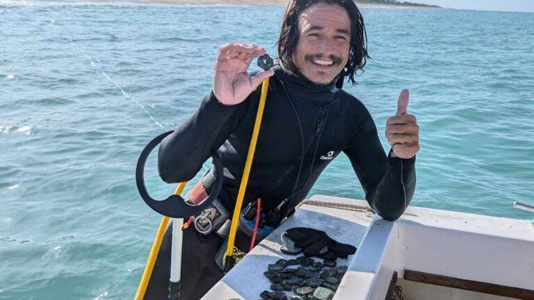 Descubren en Florida un tesoro español de tres siglos de antigüedad.