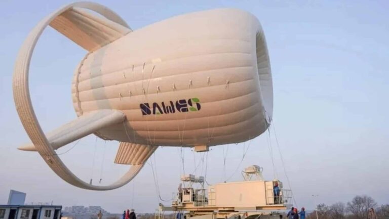 China captura energía a gran altura con globos gigantes que permanecerán décadas en el aire