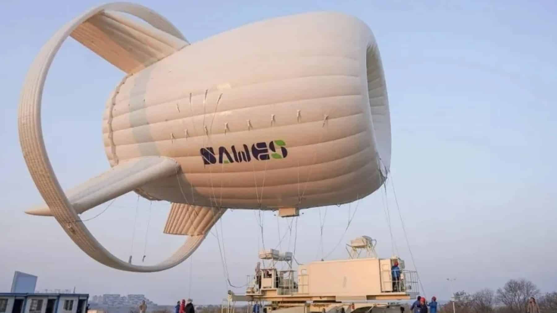 China captura energía a gran altura con globos gigantes que permanecerán décadas en el aire