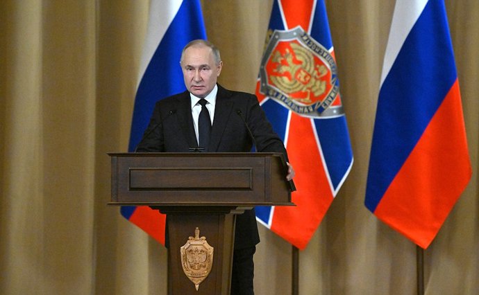 Archivo - El presidente de Rusia, Vladimir Putin