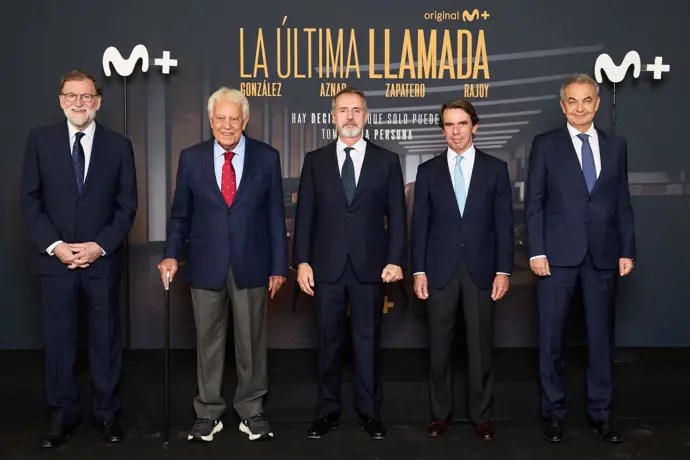 González, Aznar, Zapatero y Rajoy reflexionan sobre sus mandatos en el tráiler de la última
