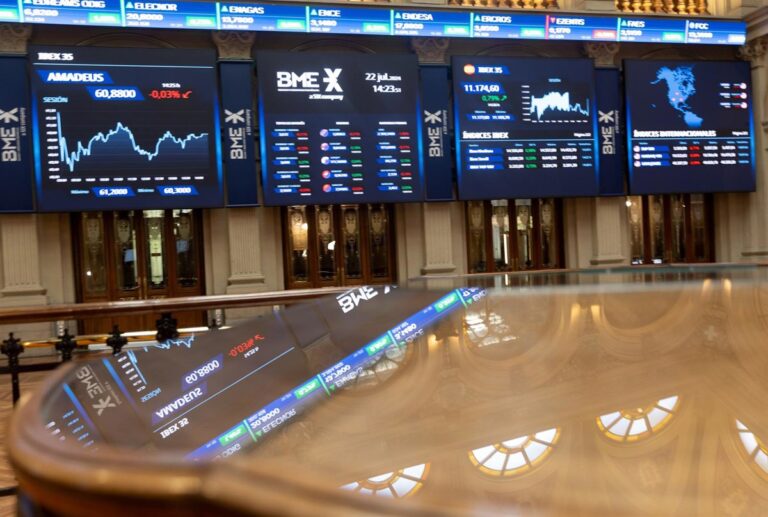 El Ibex 35 baja un 0,10% al cierre, situándose en 15.570 puntos; Indra y Puig suben un 4%