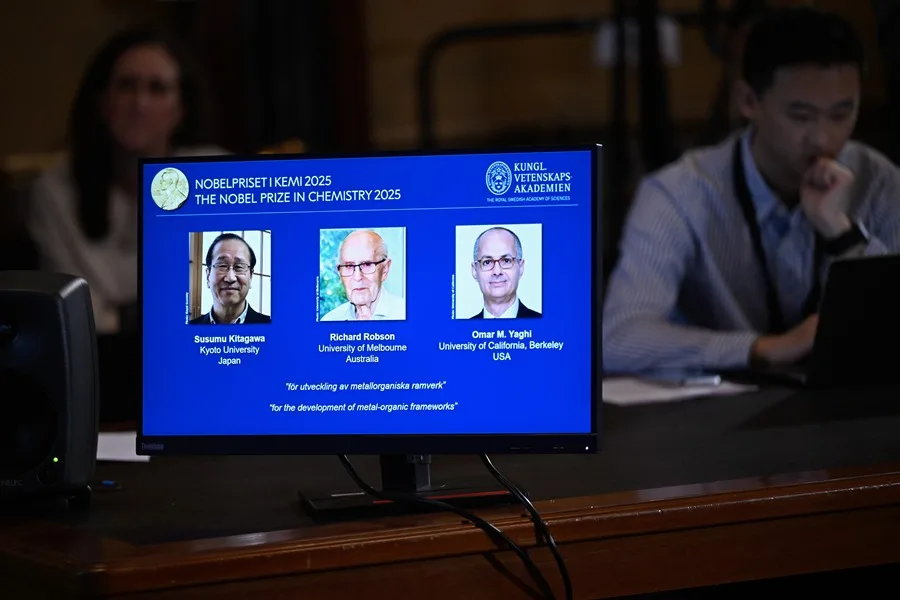 Importancia de las estructuras metaorgánicas en la química premiada con el Nobel