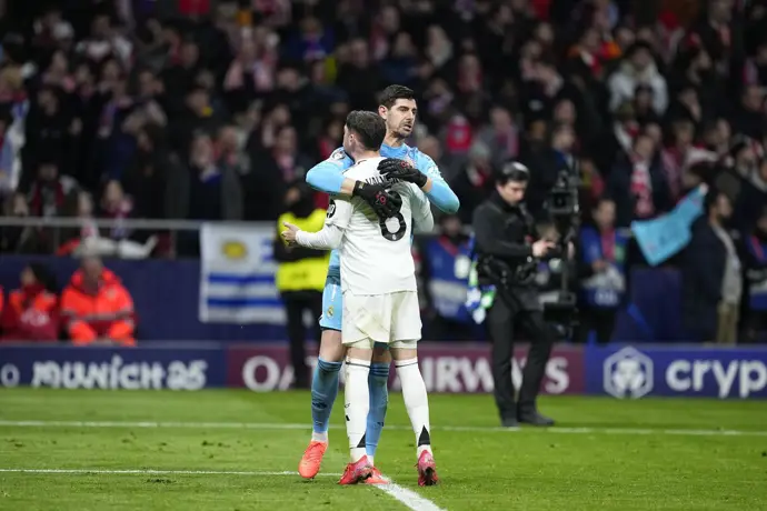Courtois y Valverde presentan lesiones musculares en el último entrenamiento del equipo