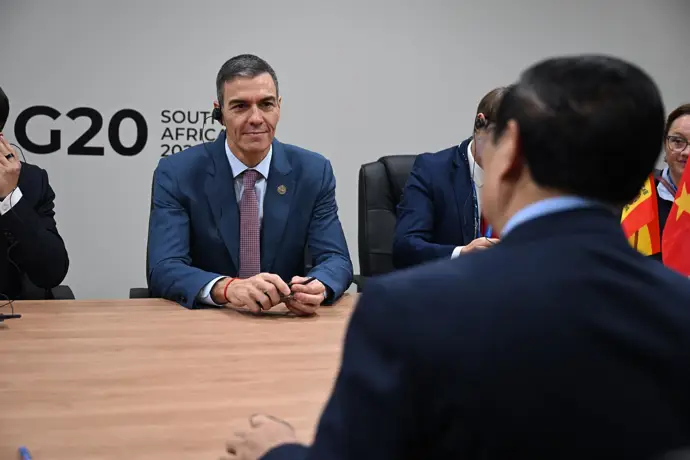 Sánchez alerta en el G20 sobre la concentración de riqueza que fomenta la polarización social.