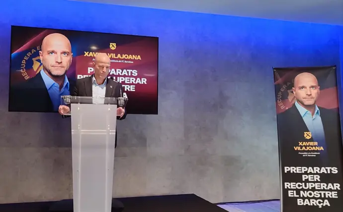 Xavier Vilajoana lanza su precandidatura presidencial al Barça: "Nuestro Haaland está en la Masia