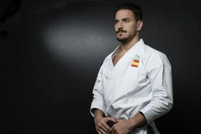 Damián Quintero se despide del karate en cuartos de final del Mundial