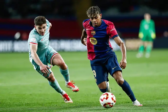 El líder del Barça evalúa su respuesta ante un Atlético crecido en la competición