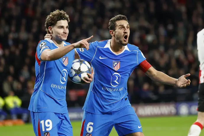 El Atlético renace en Eindhoven tras una victoria que impulsa sus esperanzas en la competición