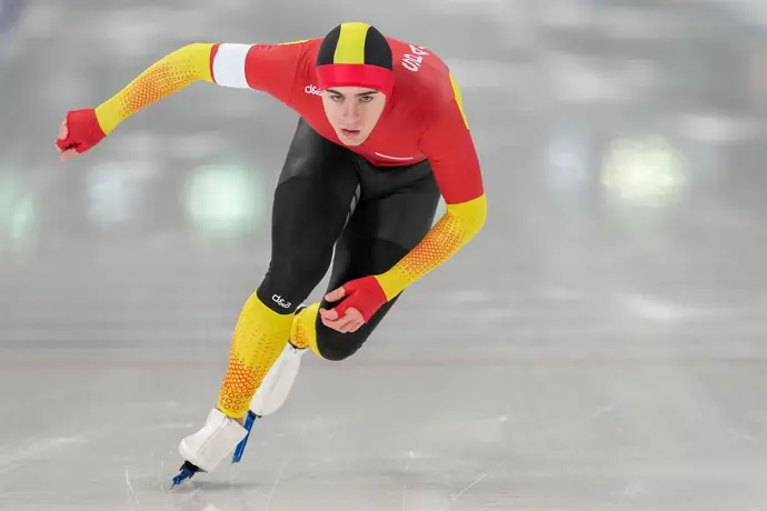 Nil Llop, clasificado en patinaje de velocidad, se prepara para los Juegos Olímpicos de Invierno