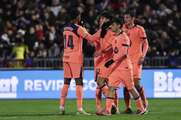 El Barça avanza en la Copa frente a un valiente Deportivo Guadalajara