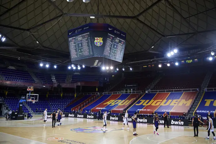 El partido entre el Barça y el Maccabi Tel Aviv de Euroliga se disputará sin público.