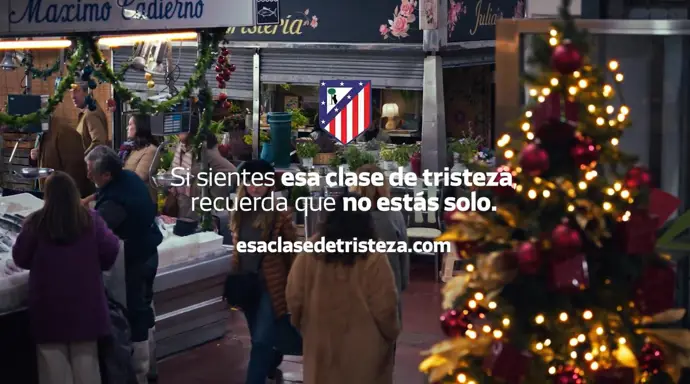 El Atlético de Madrid centra su mensaje navideño en la importancia de la salud mental