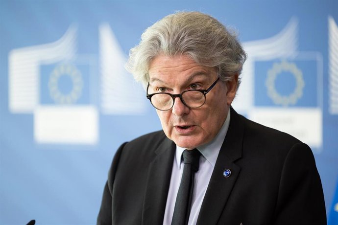 Archivo - El excomisario europeo de Mercado Interior Thierry Breton.