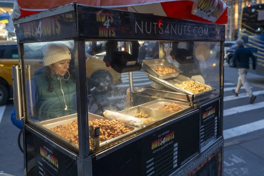 vendedores comida callejera Nueva York