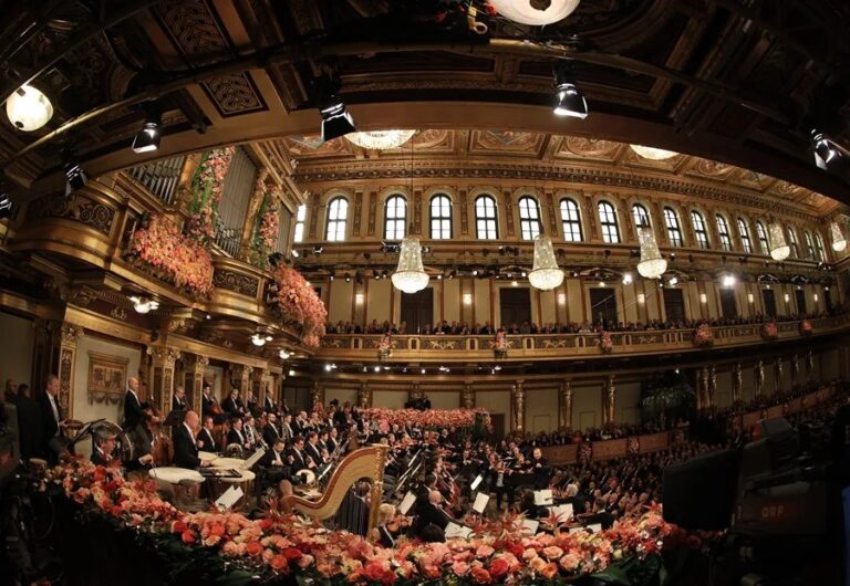 La Filarmónica de Viena celebra su tradicional Concierto de Año Nuevo. EFE/ Filarmónica de Viena / Dieter Nagl