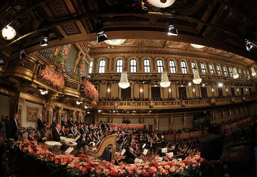 La Filarm&oacute;nica de Viena celebra su tradicional Concierto de A&ntilde;o Nuevo. EFE/ Filarm&oacute;nica de Viena / Dieter Nagl