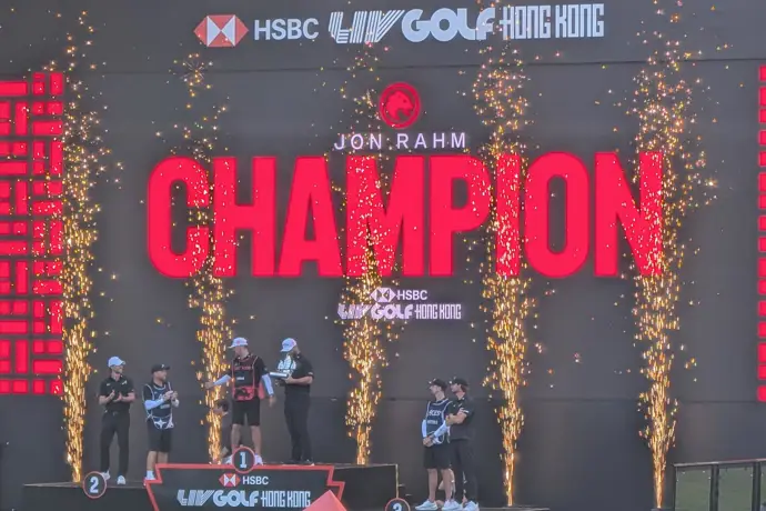 Rahm pone fin a su sequía en el LIV de Hong Kong y muestra su mejor golf en el torneo