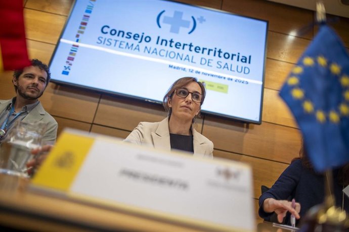 Archivo - Imagen de la ministra de Sanidad, M&oacute;nica Garc&iacute;a, en el CISNS de este mi&eacute;rcoles.
