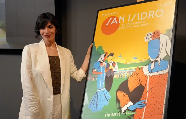 Coco Dávez diseña el cartel de San Isidro para El Corte Inglés