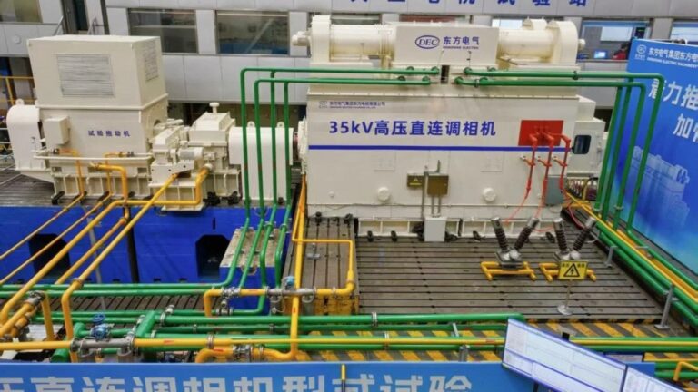 China sorprende al mundo con un innovador condensador que estabiliza y convierte energía renovable