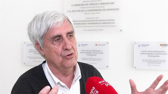 El catedrático emérito de Sanidad Animal de la Universidad de Zaragoza, Juan José Badiola.