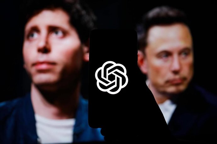 Archivo - El CEO de OpenAI, Sam Altman, y el CEO de Tesla y SpaceX, Elon Musk.