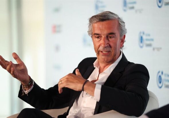 El CEO de Puig, José Manuel Albesa, durante la primera jornada del VII Foro Internacional Expansión, en el Parador de Alcalá de Henares, a 19 de mayo de 2025, en Alcalá de Henares, Madrid (España). El foro, organizado por el diario económico, reúne a líde