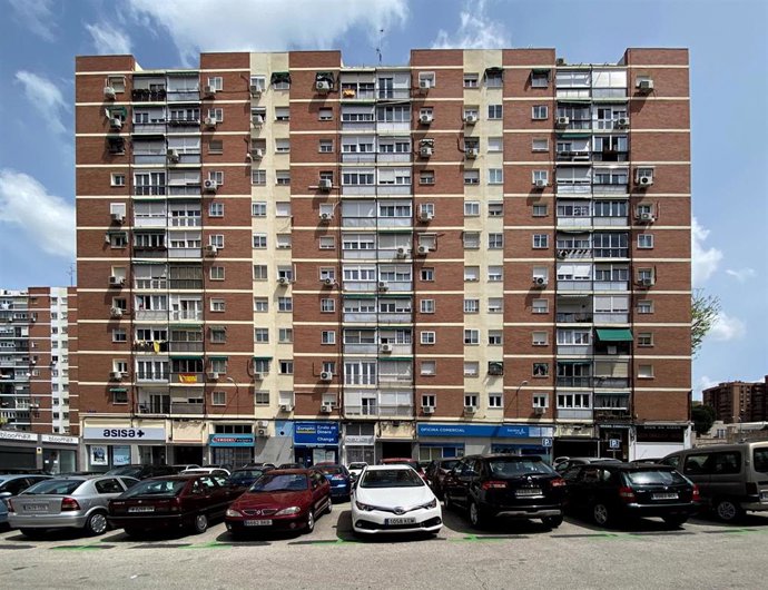Archivo - Edificios del barrio del Pilar (Madrid).