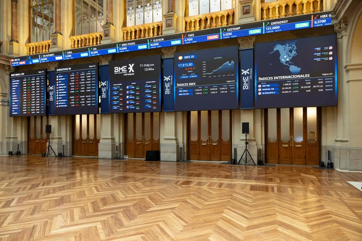 El Ibex 35 cae por debajo de 18.200 puntos (