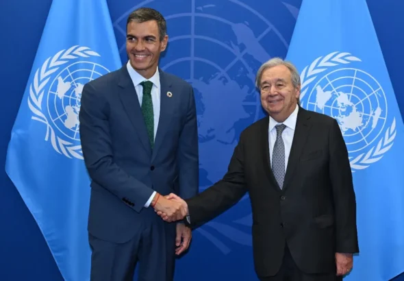 Sánchez y Guterres en Nueva York: desafíos del multilateralismo ante la crisis geopolítica