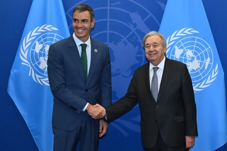 Sánchez y Guterres en Nueva York: desafíos del multilateralismo ante la crisis geopolítica